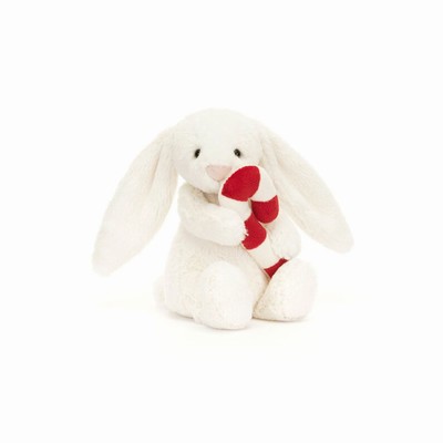 Jellycat Bashful Bunny with Candy Cane New Zealand | HVWOL9857